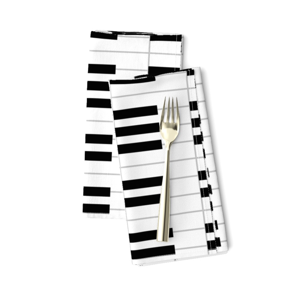 Thomas: Piano keys pattern rotated 90 (black + white) by Su_G_©SuSchaefer