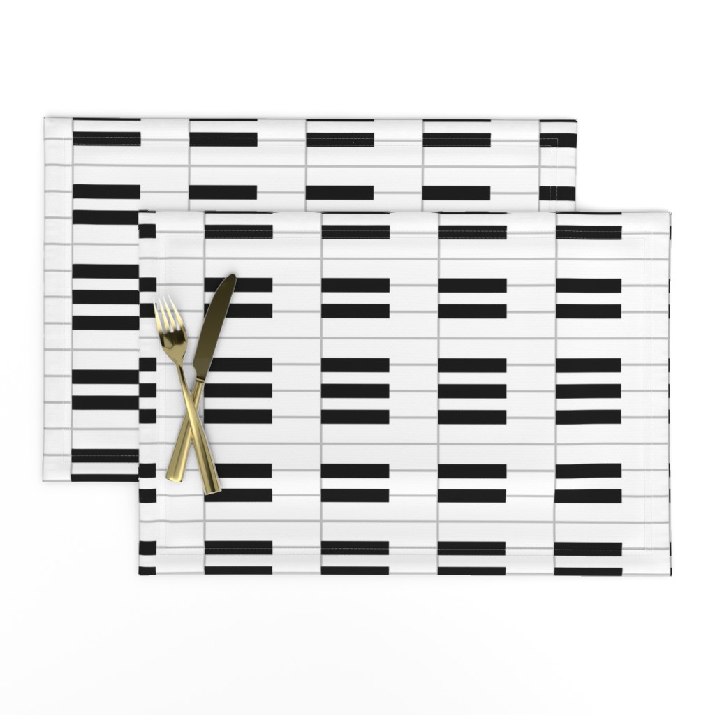 Thomas: Piano keys pattern rotated 90 (black + white) by Su_G_©SuSchaefer