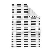 Thomas: Piano keys pattern rotated 90 (black + white) by Su_G_©SuSchaefer