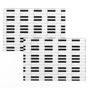 Thomas: Piano keys pattern rotated 90 (black + white) by Su_G_©SuSchaefer