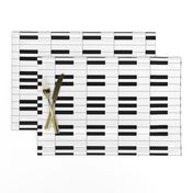 Thomas: Piano keys pattern rotated 90 (black + white) by Su_G_©SuSchaefer