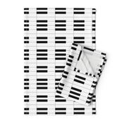 Thomas: Piano keys pattern rotated 90 (black + white) by Su_G_©SuSchaefer