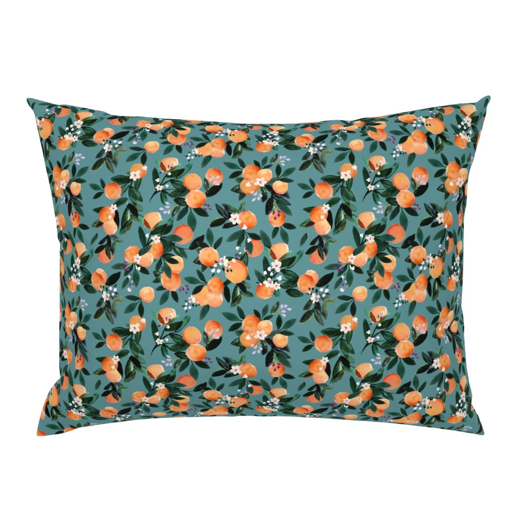 DearClementine oranges teal - M