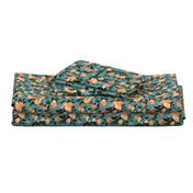 DearClementine oranges teal - M