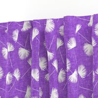 fan palm - purple  - palm leaves - LAD19