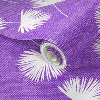 fan palm - purple  - palm leaves - LAD19