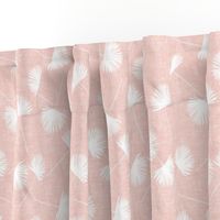 fan palm -  light pink - palm leaves - LAD19