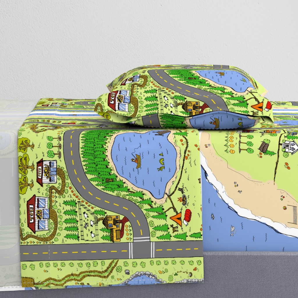 Country Roads Outdoor Adventure Play Mat