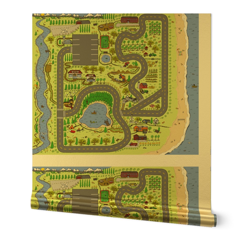 Country Roads Outdoor Adventure Play Mat