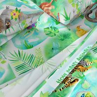 Jungle Adventure Playmat in Watercolour