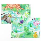 Jungle Adventure Playmat in Watercolour