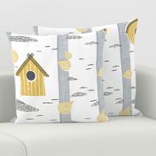 birch birdhouses