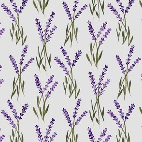 lavender bunches - grey