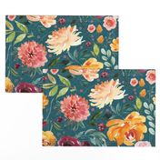 paprika linen floral