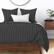 Herringbone Chevron in Black