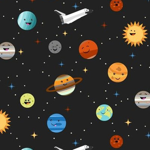 Happy Planets in Space