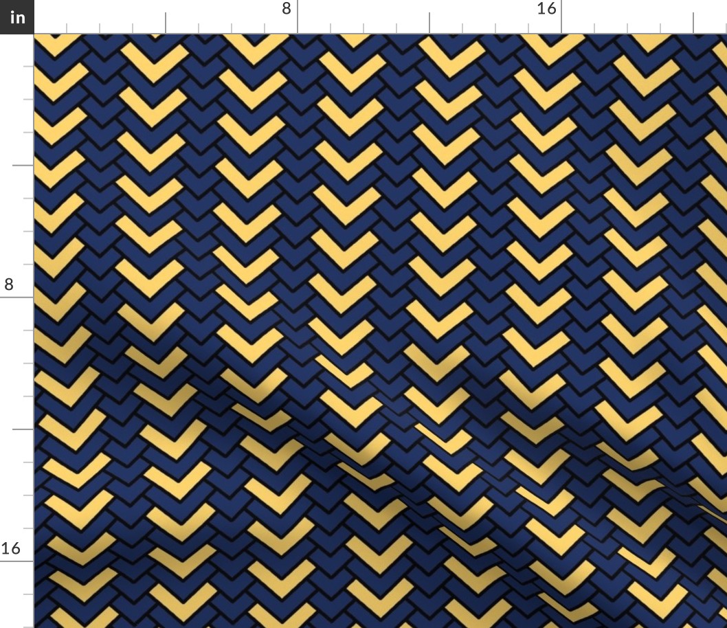 Chevron in Navy