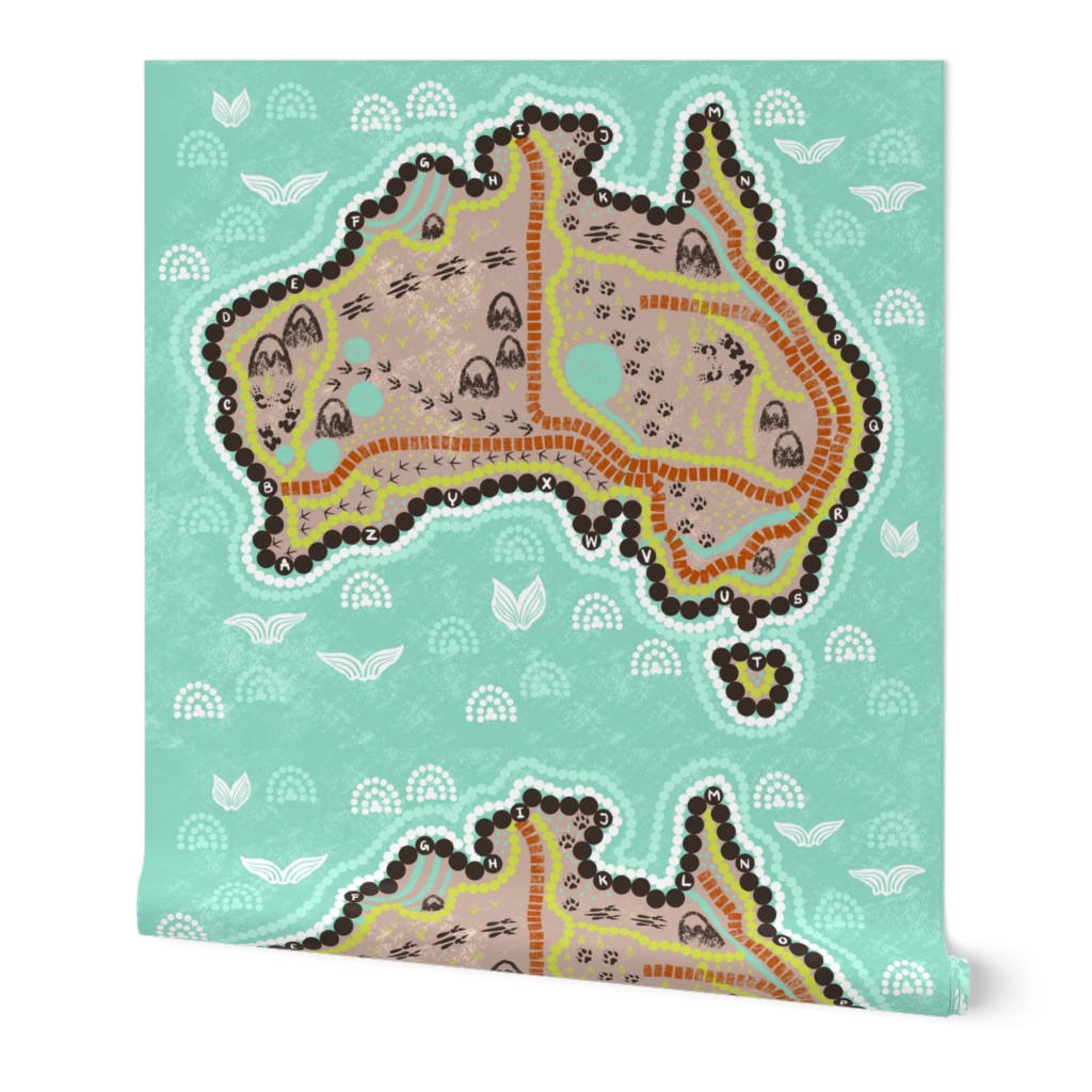Explore Australia playmat