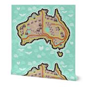 Explore Australia playmat