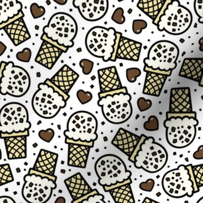 chocolate chip cone mix large