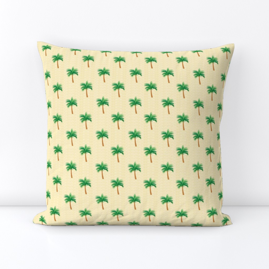 Palm Tree Polka Dot on  Summer Sand