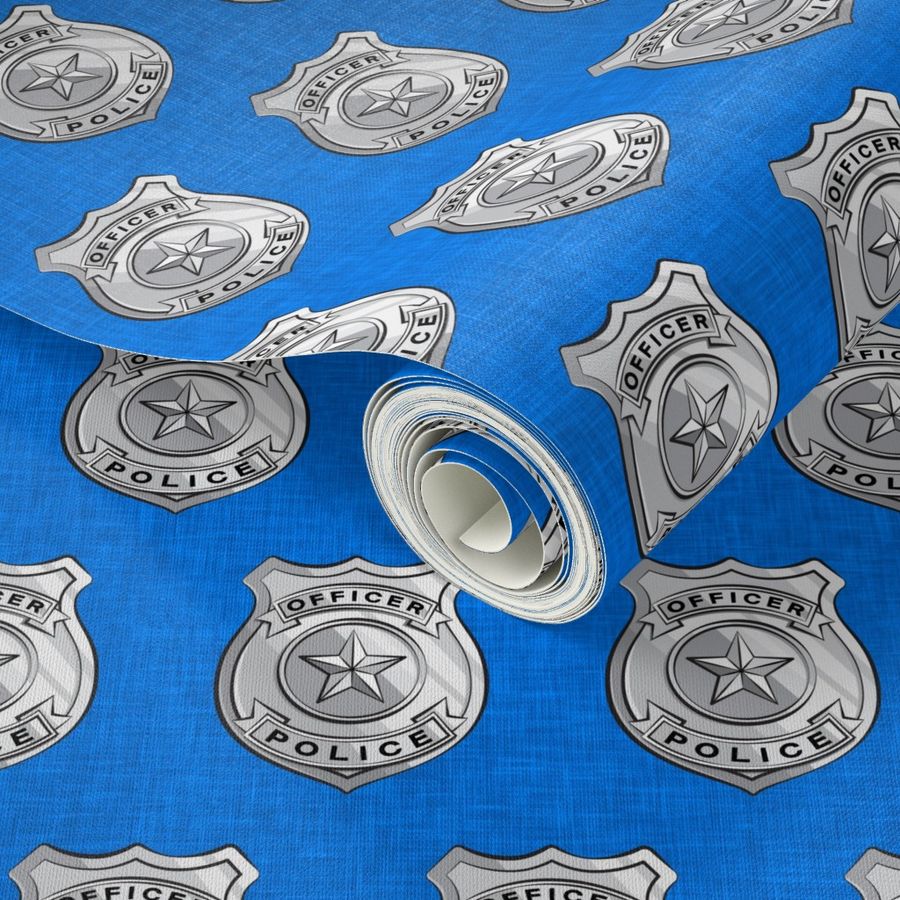 police badge blue C19BS