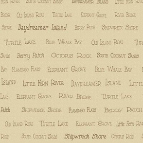 Island Placenames Playmat Coordinate