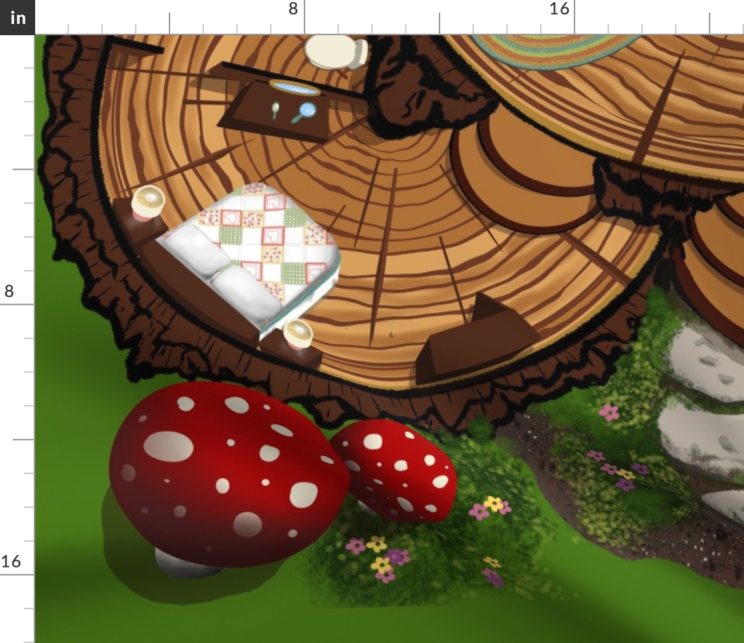  Forest Fairy House Playmat