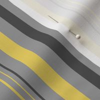 Yellow and Gray Vertical Stripes