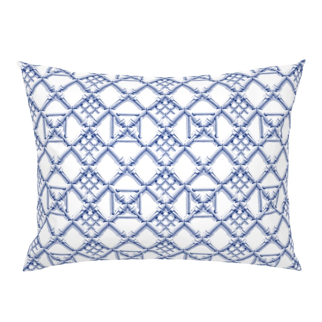 Royal Pavilion Trellis ~ Willow Ware Blue and White 