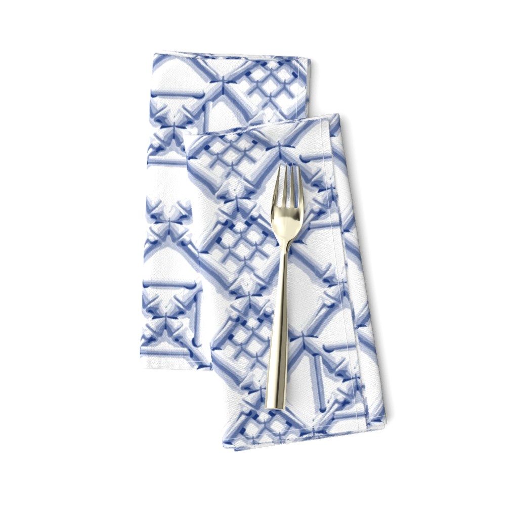 Royal Pavilion Trellis ~ Willow Ware Blue and White 