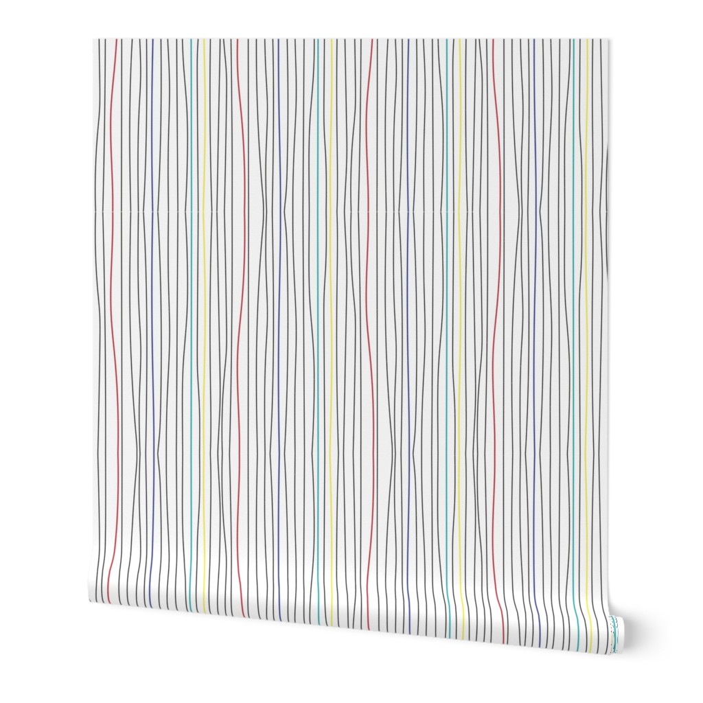 Abstract Minimalism Stripe primary color