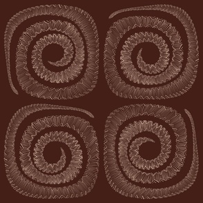 Tribal Spiral dark oak