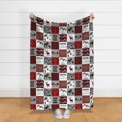 6" Buffalo plaid cheater quilt