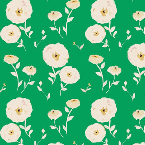 spring green floral