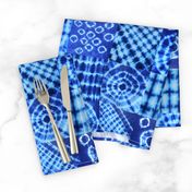 shibori nine-square sampler