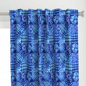 shibori nine-square sampler