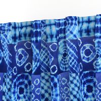 shibori nine-square sampler