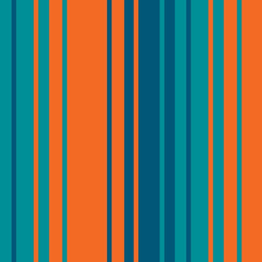 The Aqua and the Orange: Victory Stripes