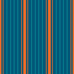 The Aqua and the Orange - Stripes #2