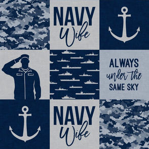 Navy Wife - Always under the same sky - navy  -  LAD19