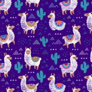 Mexican llamas_neon purple