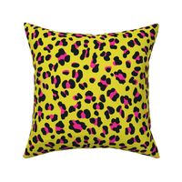 80s Yellow  & Pink Retro Leopard 