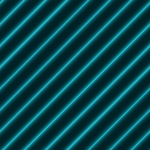 Neon diagonal stripe-Teal