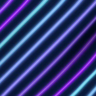 Neon diagonal stripe-Blue and purple