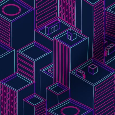 Neon city-Outline