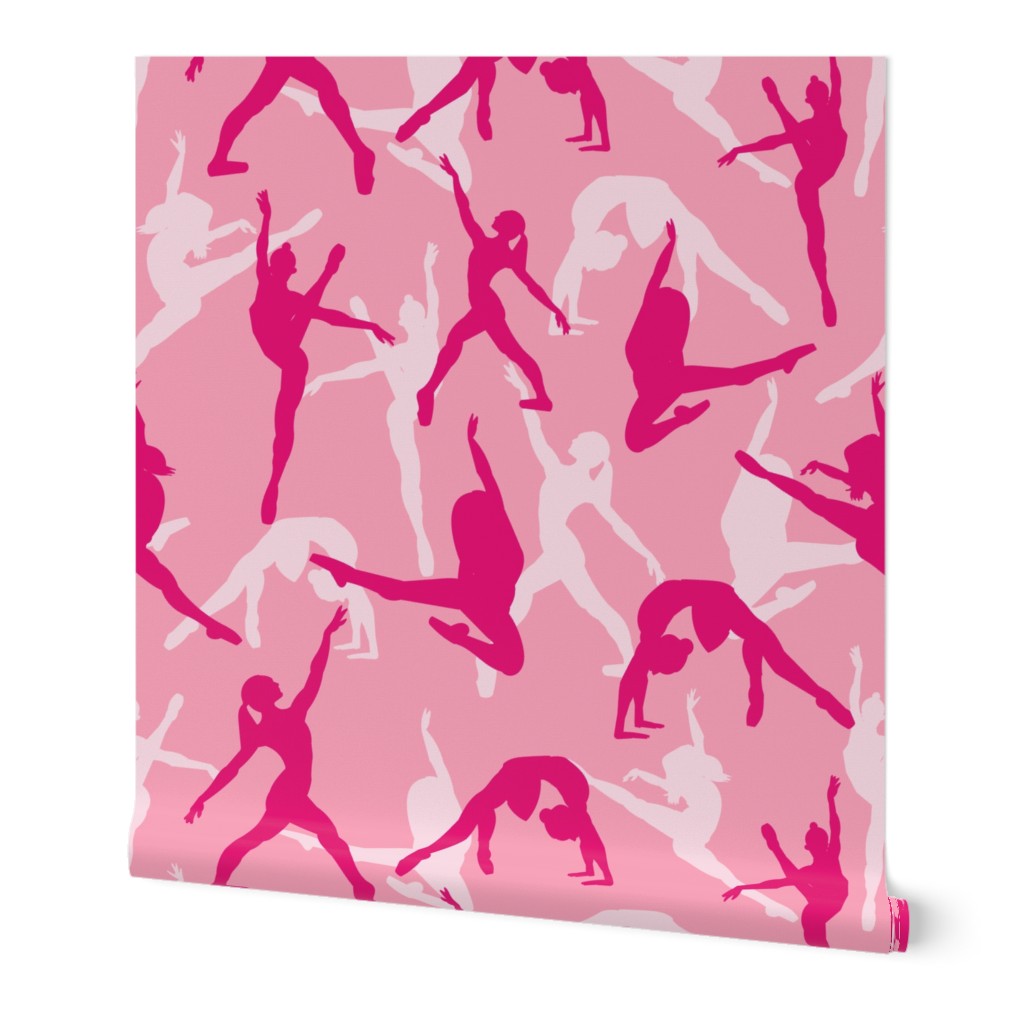 Ballerina silhouettes pink