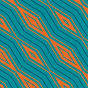 The Aqua and the Orange: Diagonal Diamonds 