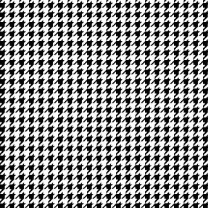 Black and White Houndstooth-Small