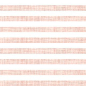 pale pink linen 1/2" horizontal stripes